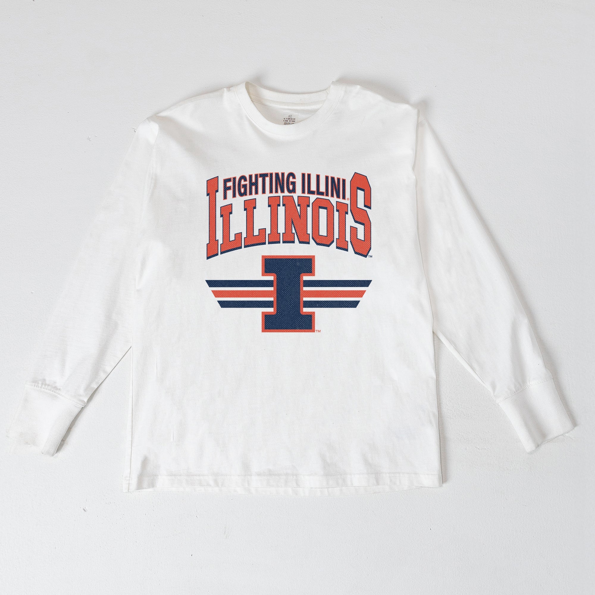 ILLINOIS FIGHTING ILLINI SWIFT STRIKE ESSENTIAL RELAXED FIT LONG SLEEVE TEE