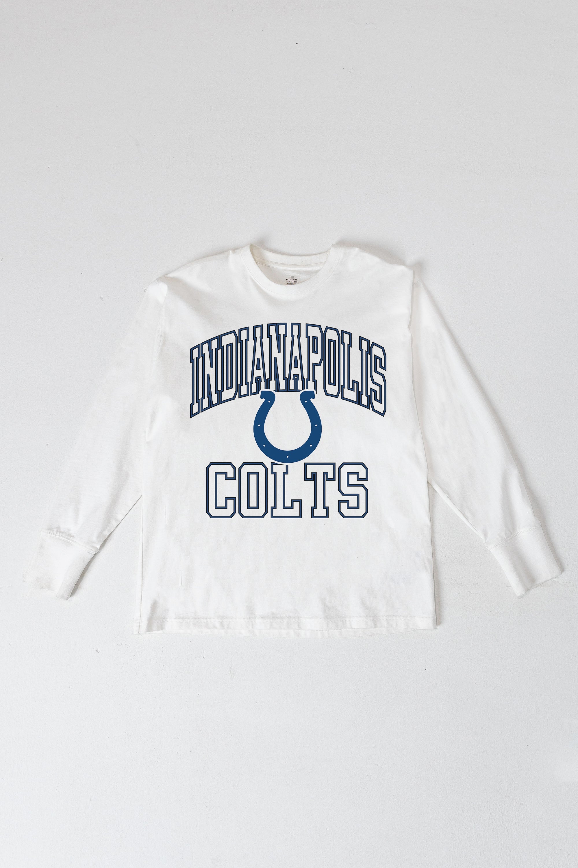 INDIANAPOLIS COLTS MIND GAMES OVERSIZED MIDWEIGHT LONG SLEEVE TEE