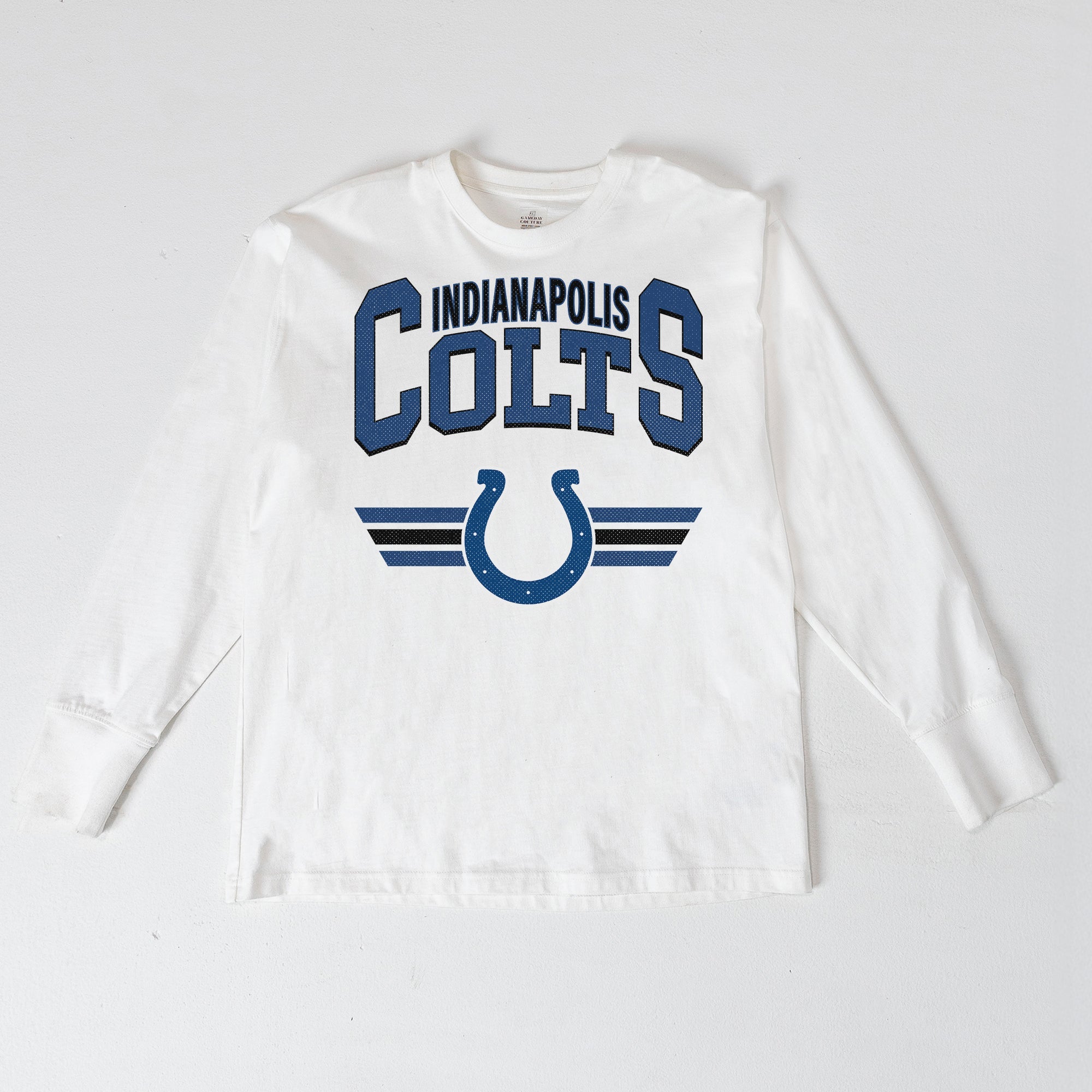 INDIANAPOLIS COLTS SWIFT STRIKE ESSENTIAL RELAXED FIT LONG SLEEVE TEE