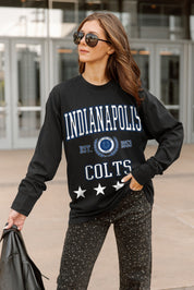 INDIANAPOLIS COLTS EVERYDAY STAR ESSENTIAL RELAXED FIT LONG SLEEVE TEE