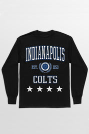INDIANAPOLIS COLTS EVERYDAY STAR ESSENTIAL RELAXED FIT LONG SLEEVE TEE