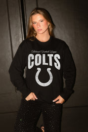INDIANAPOLIS COLTS BOLD AMBITION OVERSIZED LONG SLEEVE TEE