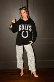 INDIANAPOLIS COLTS BOLD AMBITION OVERSIZED LONG SLEEVE TEE