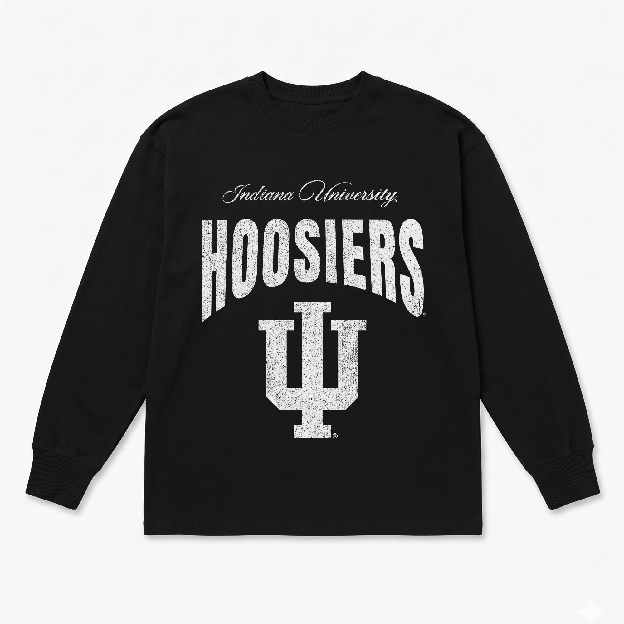 INDIANA HOOSIERS BOLD AMBITION ESSENTIAL RELAXED FIT LONG SLEEVE TEE