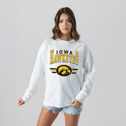 IOWA HAWKEYES SWIFT STRIKE ESSENTIAL RELAXED FIT LONG SLEEVE TEE