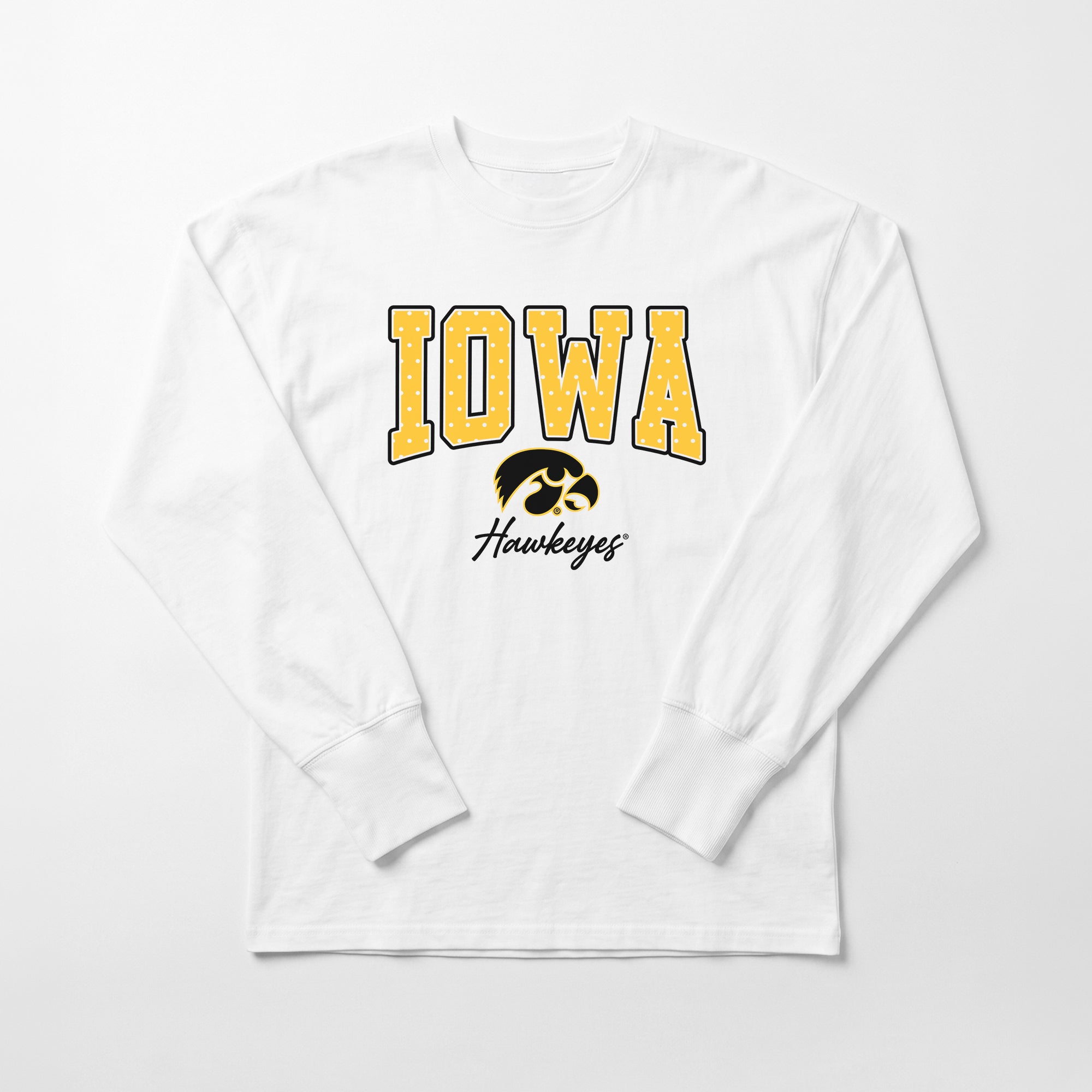 IOWA HAWKEYES SWEET SPOT ESSENTIAL RELAXED FIT LONG SLEEVE TEE