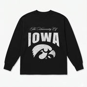 IOWA HAWKEYES BOLD AMBITION ESSENTIAL RELAXED FIT LONG SLEEVE TEE