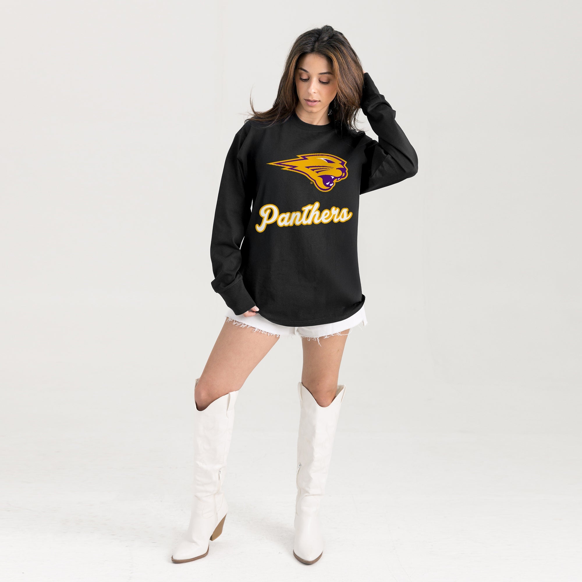NORTHERN IOWA PANTHERS HONOR ROLL ESSENTIAL RELAXED FIT LONG SLEEVE TEE