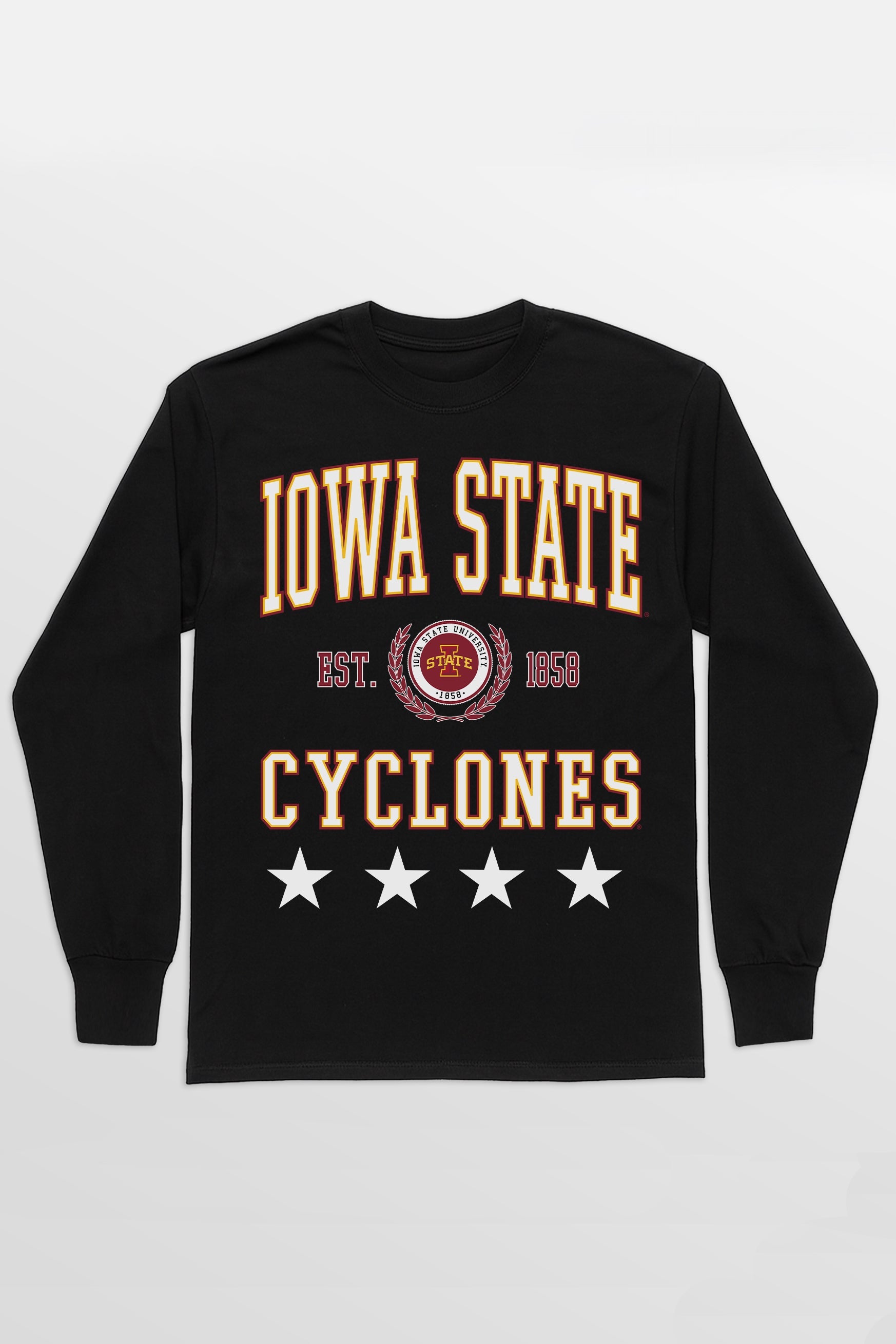 IOWA STATE CYCLONES EVERYDAY STAR ESSENTIAL RELAXED FIT LONG SLEEVE TEE
