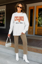IOWA STATE CYCLONES SWEET SPOT ESSENTIAL RELAXED FIT LONG SLEEVE TEE