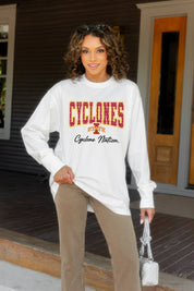 IOWA STATE CYCLONES SWEET SPOT ESSENTIAL RELAXED FIT LONG SLEEVE TEE