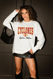 IOWA STATE CYCLONES SWEET SPOT ESSENTIAL RELAXED FIT LONG SLEEVE TEE