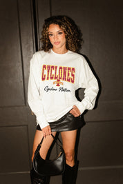 IOWA STATE CYCLONES SWEET SPOT ESSENTIAL RELAXED FIT LONG SLEEVE TEE