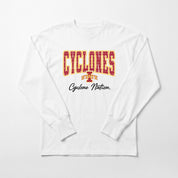 IOWA STATE CYCLONES SWEET SPOT ESSENTIAL RELAXED FIT LONG SLEEVE TEE