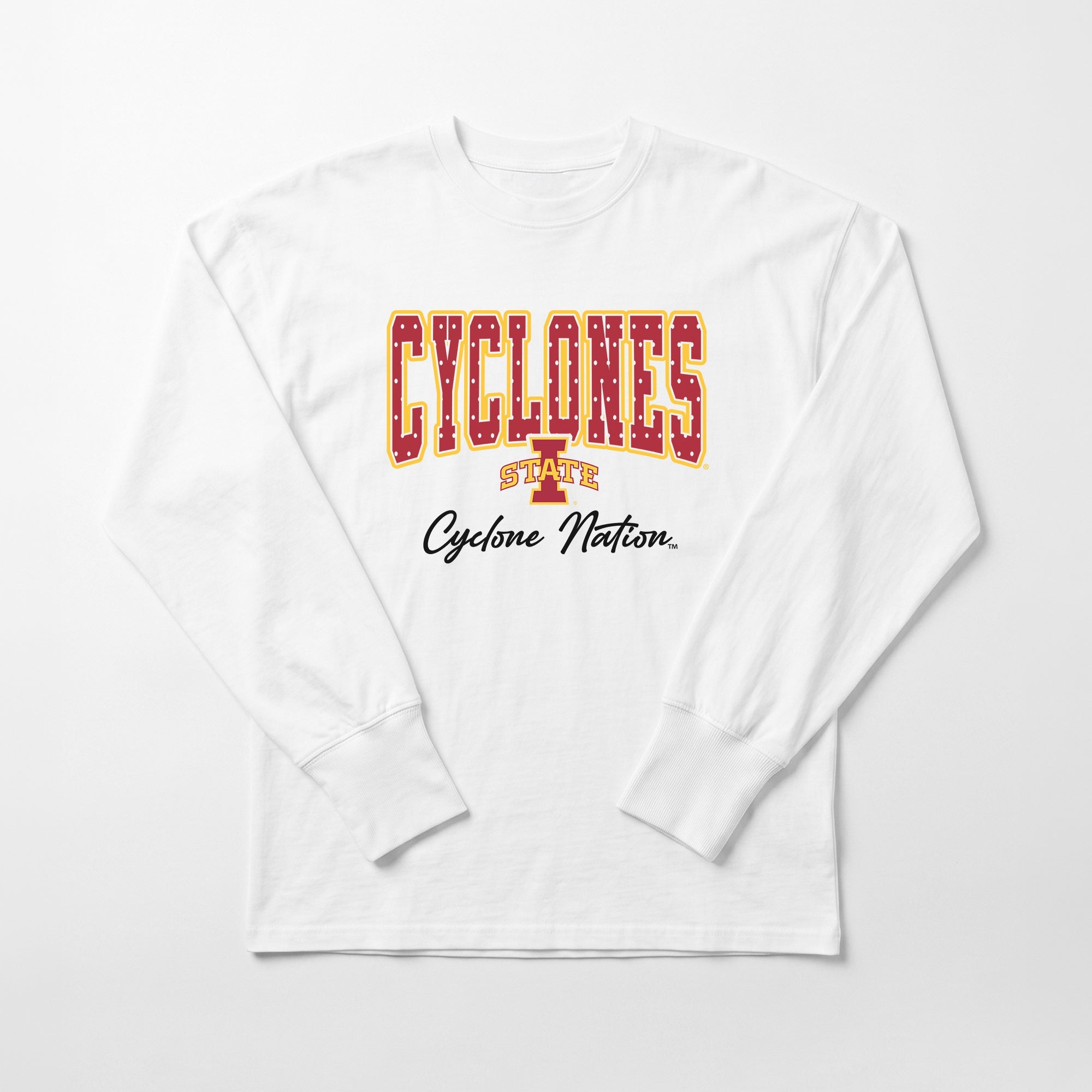 IOWA STATE CYCLONES SWEET SPOT ESSENTIAL RELAXED FIT LONG SLEEVE TEE