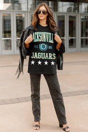 JACKSONVILLE JAGUARS EVERYDAY STAR ESSENTIAL RELAXED FIT LONG SLEEVE TEE