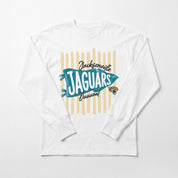 JACKSONVILLE JAGUARS RALLY STRIPE OVERSIZED LONG SLEEVE TEE