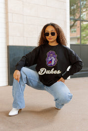 JAMES MADISON DUKES HONOR ROLL ESSENTIAL RELAXED FIT LONG SLEEVE TEE