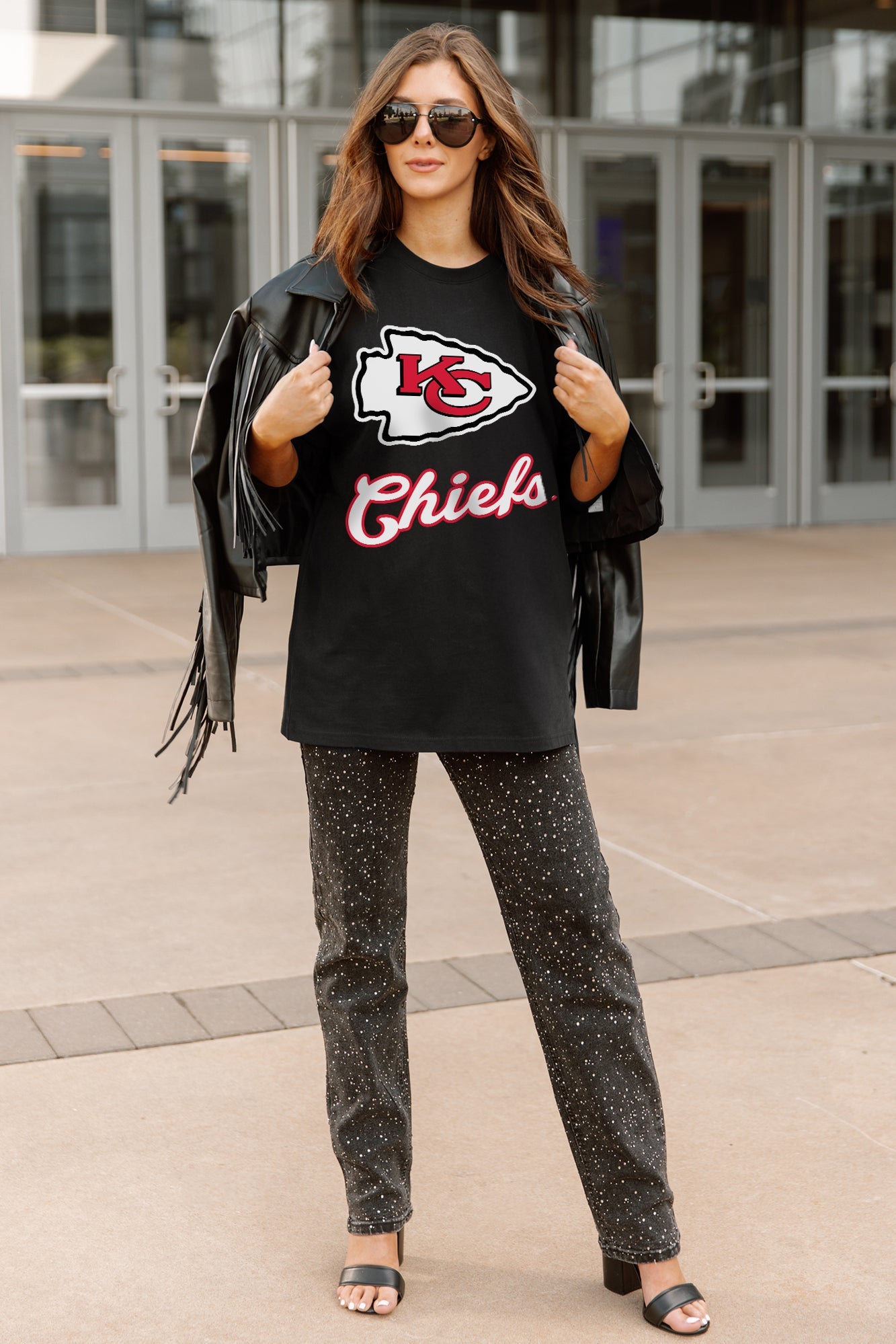 KANSAS CITY CHIEFS HONOR ROLL ESSENTIAL RELAXED FIT LONG SLEEVE TEE