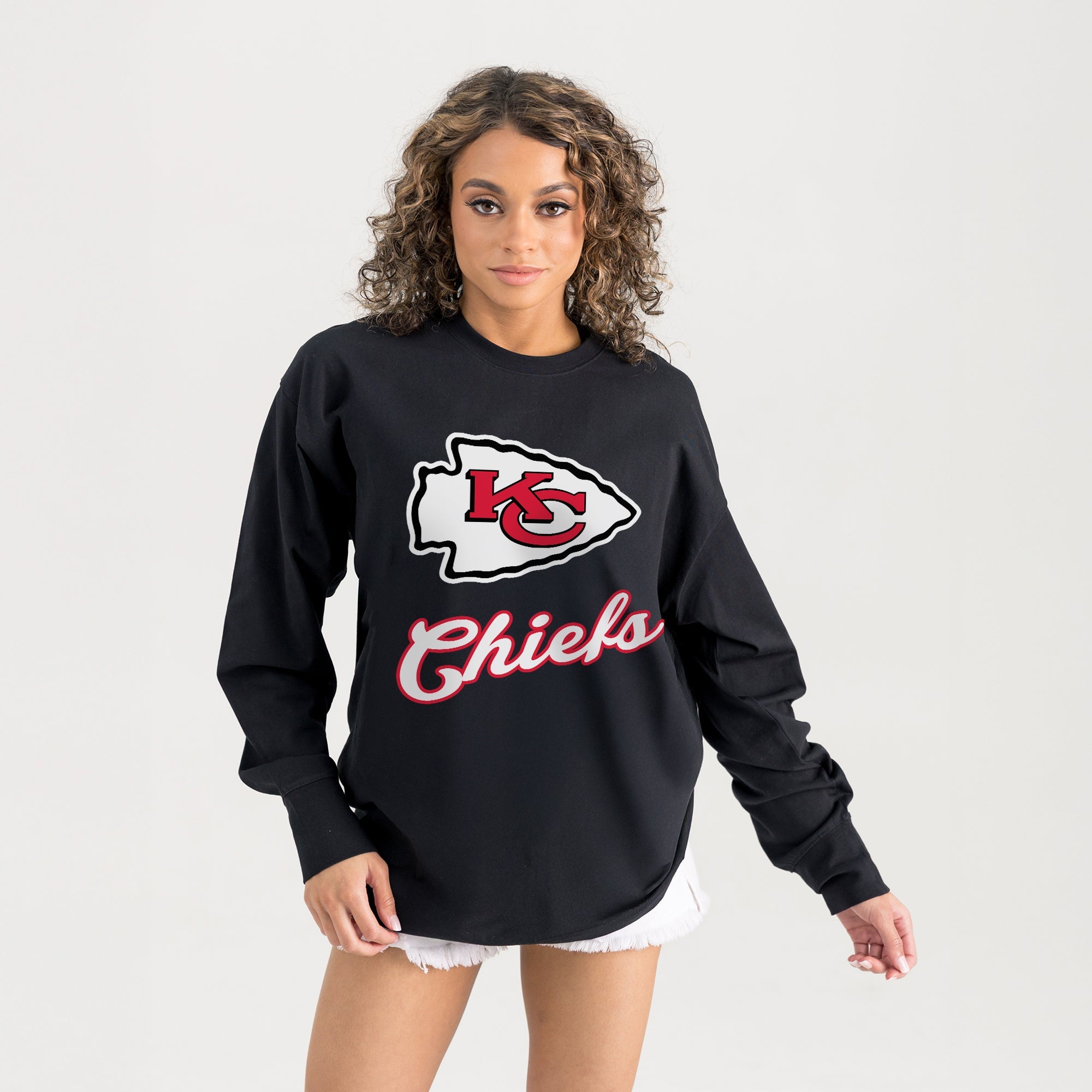 KANSAS CITY CHIEFS HONOR ROLL ESSENTIAL RELAXED FIT LONG SLEEVE TEE