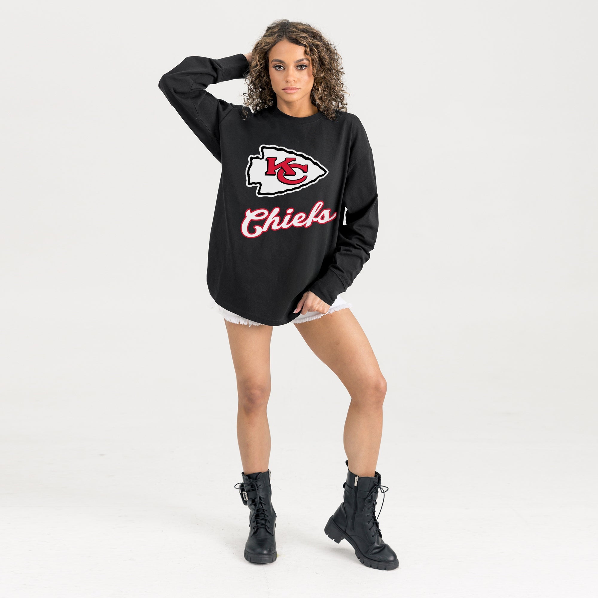 KANSAS CITY CHIEFS HONOR ROLL ESSENTIAL RELAXED FIT LONG SLEEVE TEE