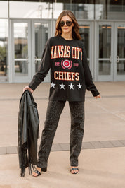 KANSAS CITY CHIEFS EVERYDAY STAR ESSENTIAL RELAXED FIT LONG SLEEVE TEE