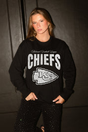 KANSAS CITY CHIEFS BOLD AMBITION OVERSIZED LONG SLEEVE TEE
