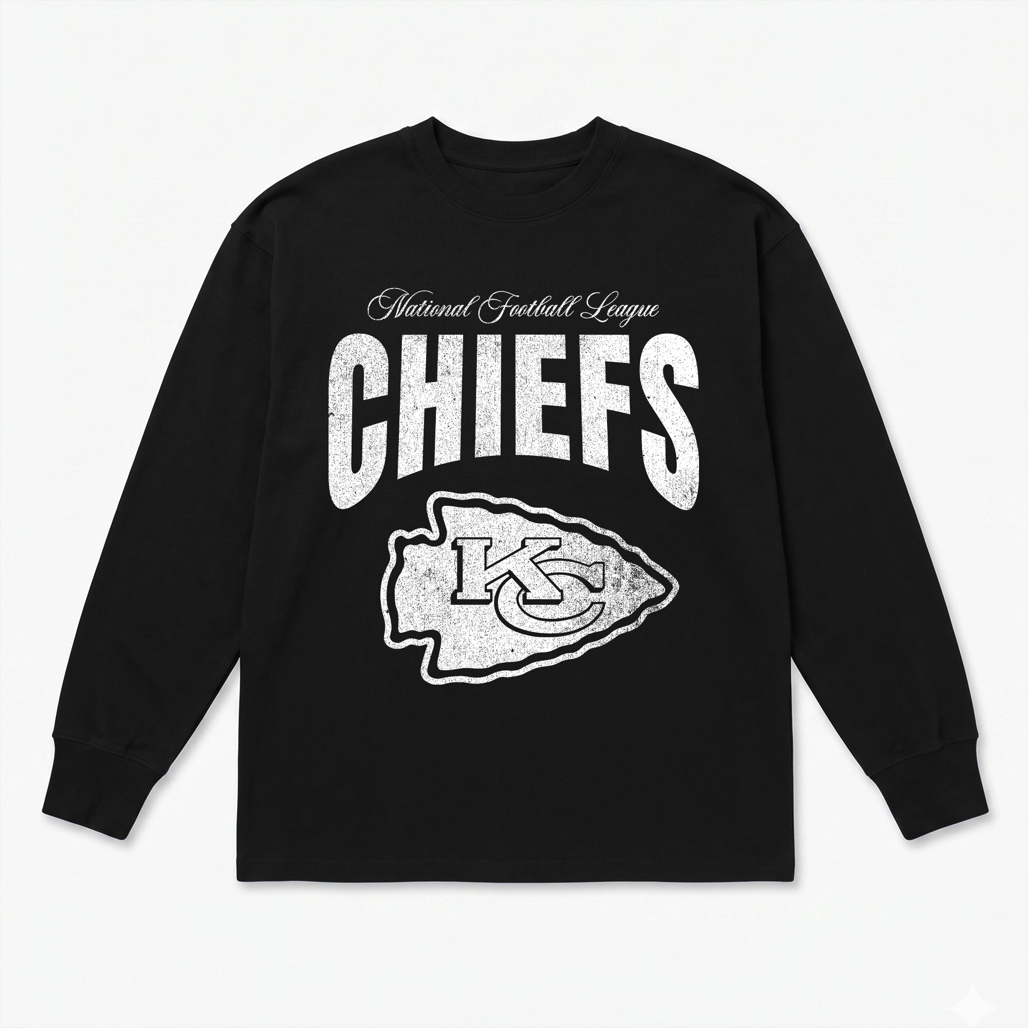 KANSAS CITY CHIEFS BOLD AMBITION OVERSIZED LONG SLEEVE TEE