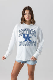 KENTUCKY WILDCATS MIND GAMES OVERSIZED MIDWEIGHT LONG SLEEVE TEE