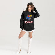 KANSAS JAYHAWKS HONOR ROLL ESSENTIAL RELAXED FIT LONG SLEEVE TEE