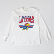 KANSAS JAYHAWKS SWIFT STRIKE ESSENTIAL RELAXED FIT LONG SLEEVE TEE