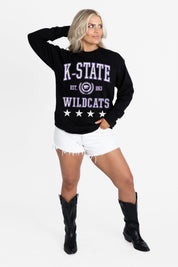 KANSAS STATE WILDCATS EVERYDAY STAR ESSENTIAL RELAXED FIT LONG SLEEVE TEE