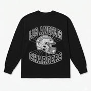 LOS ANGELES CHARGERS SPOTLIGHT OVERSIZED LONG SLEEVE TEE