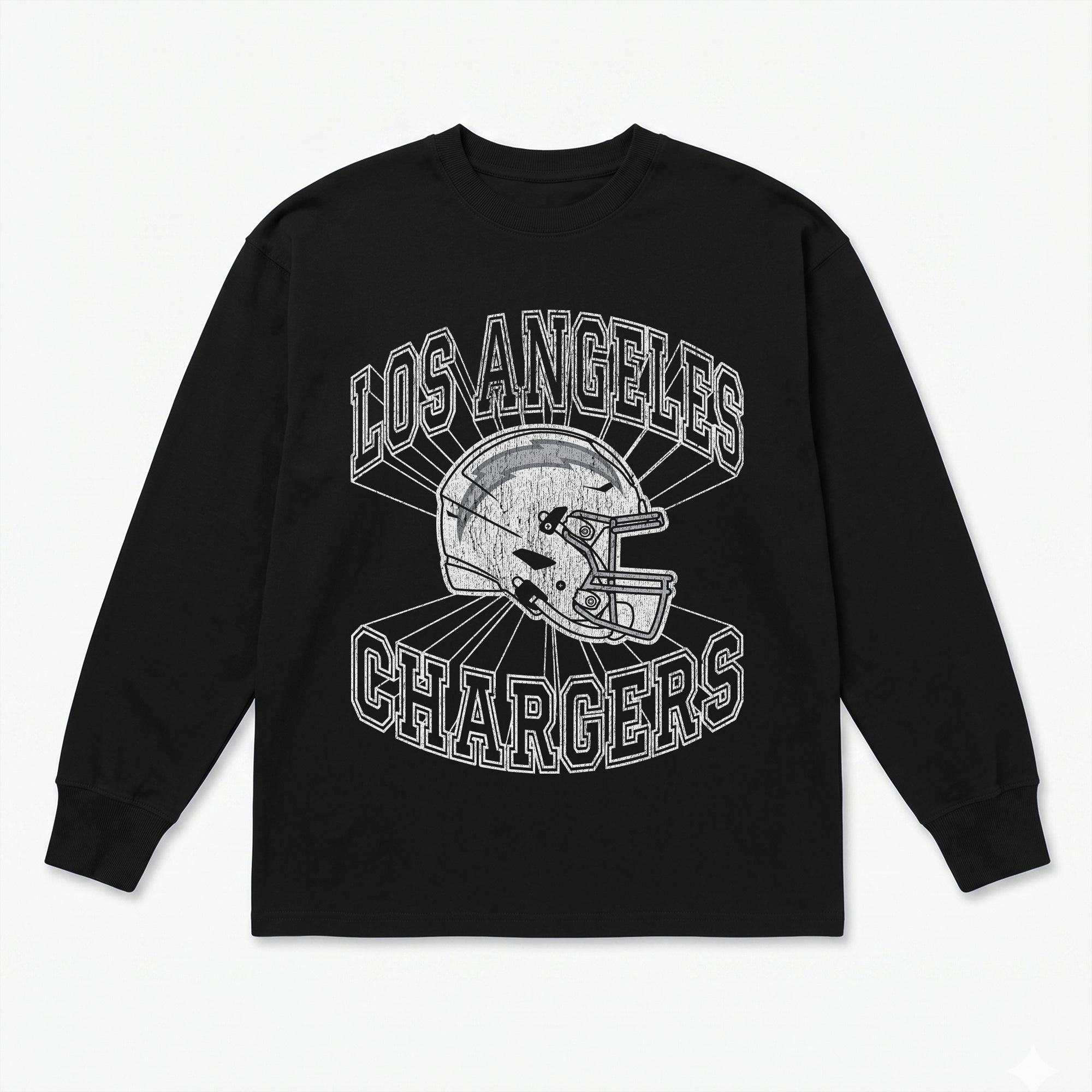 LOS ANGELES CHARGERS SPOTLIGHT OVERSIZED LONG SLEEVE TEE