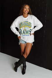 LOS ANGELES RAMS TIME OUT OVERSIZED MIDWEIGHT LONG SLEEVE TEE