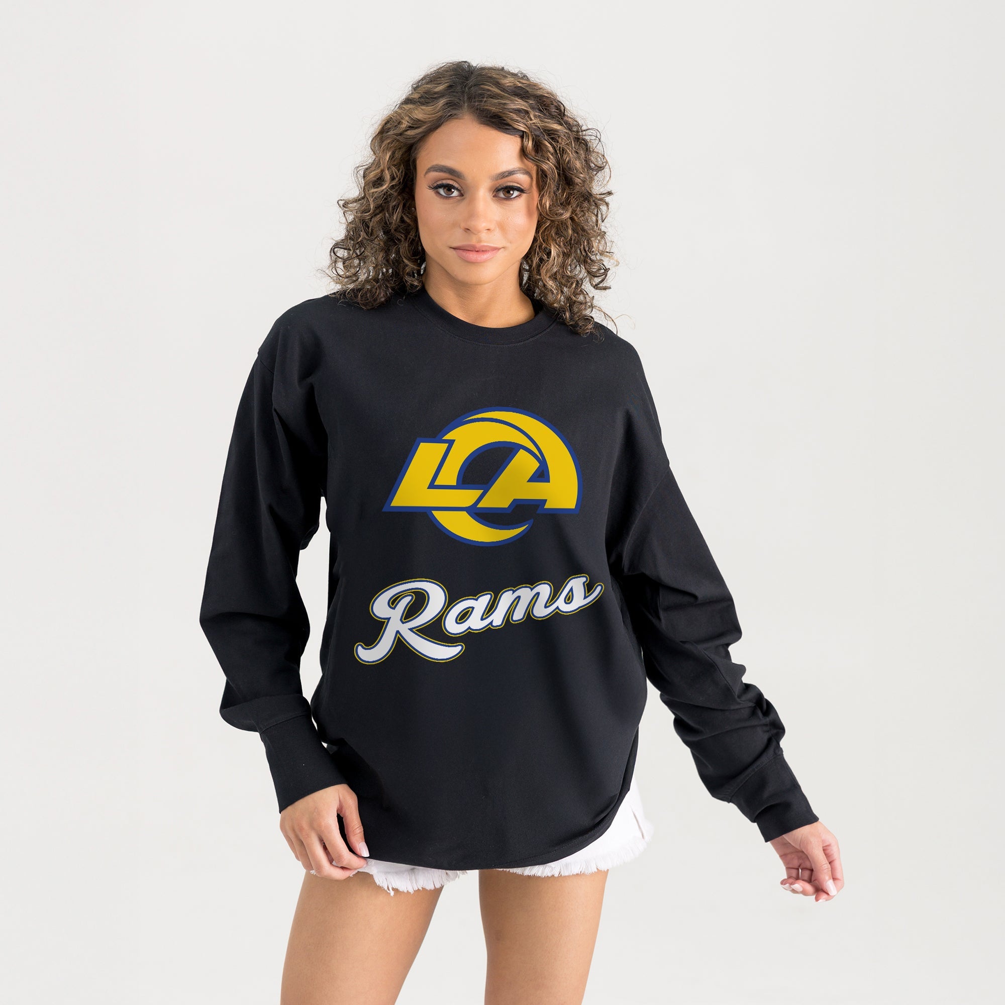 LOS ANGELES RAMS HONOR ROLL ESSENTIAL RELAXED FIT LONG SLEEVE TEE