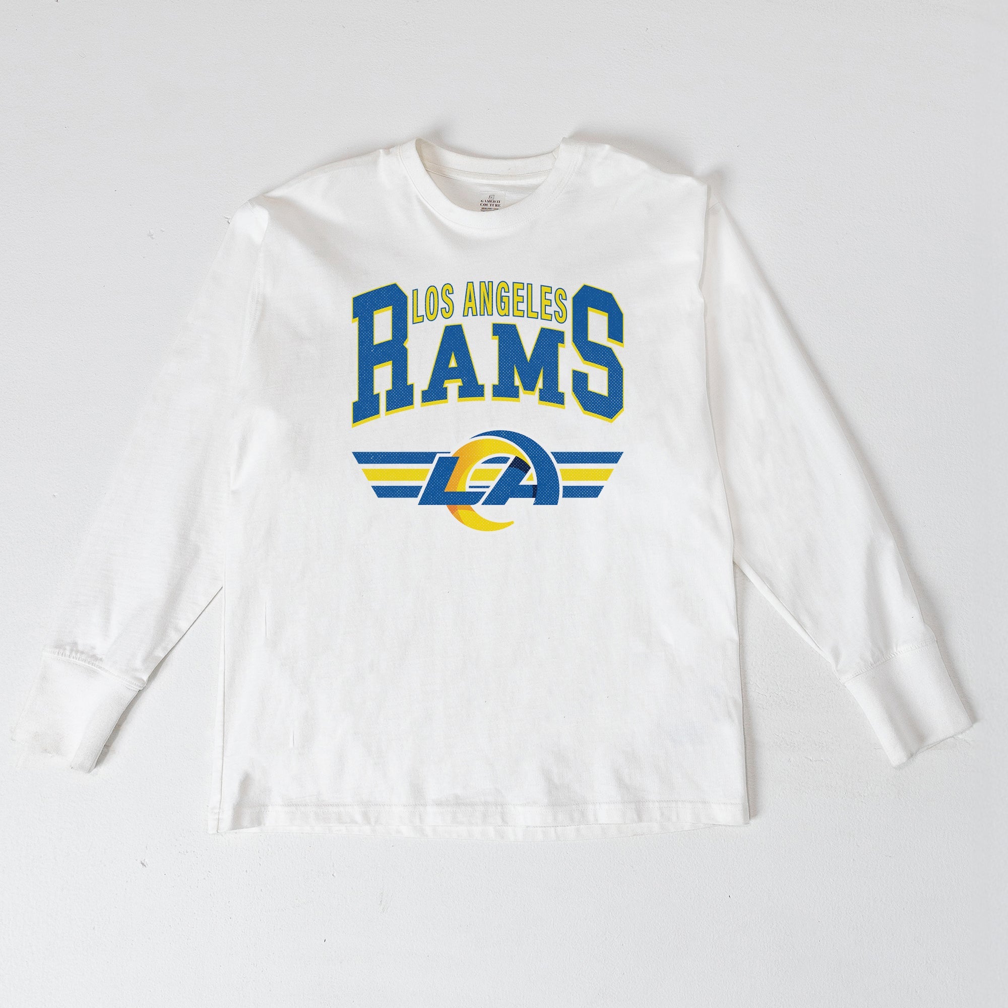 LOS ANGELES RAMS SWIFT STRIKE ESSENTIAL RELAXED FIT LONG SLEEVE TEE
