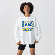 LOS ANGELES RAMS SWIFT STRIKE ESSENTIAL RELAXED FIT LONG SLEEVE TEE