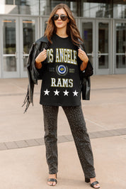 LOS ANGELES RAMS EVERYDAY STAR ESSENTIAL RELAXED FIT LONG SLEEVE TEE