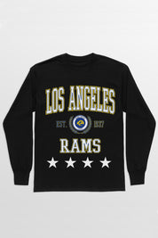 LOS ANGELES RAMS EVERYDAY STAR ESSENTIAL RELAXED FIT LONG SLEEVE TEE