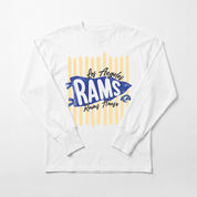 LOS ANGELES RAMS RALLY STRIPE OVERSIZED LONG SLEEVE TEE