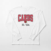 LOUISVILLE CARDINALS SWEET SPOT ESSENTIAL RELAXED FIT LONG SLEEVE TEE