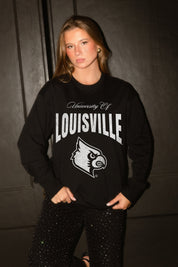 LOUISVILLE CARDINALS BOLD AMBITION ESSENTIAL RELAXED FIT LONG SLEEVE TEE