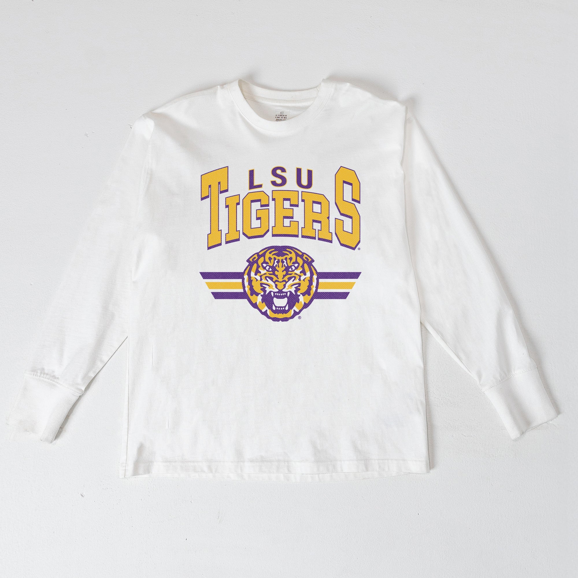 LSU TIGERS SWIFT STRIKE ESSENTIAL RELAXED FIT LONG SLEEVE TEE