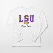 LSU TIGERS SWEET SPOT ESSENTIAL RELAXED FIT LONG SLEEVE TEE