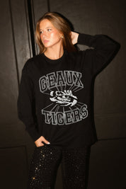 LSU TIGERS SPOTLIGHT ESSENTIAL RELAXED FIT LONG SLEEVE TEE