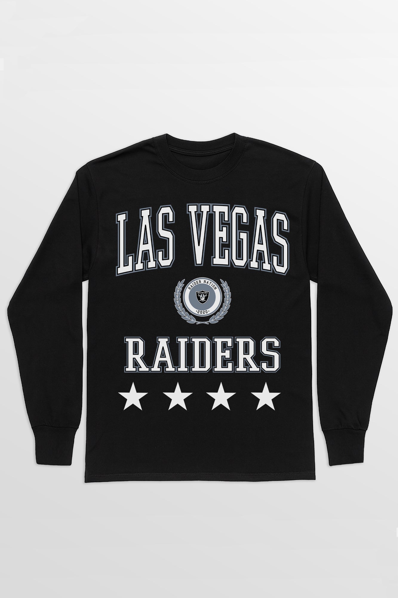 LAS VEGAS RAIDERS EVERYDAY STAR ESSENTIAL RELAXED FIT LONG SLEEVE TEE