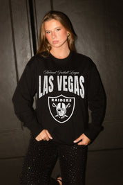 LAS VEGAS RAIDERS BOLD AMBITION OVERSIZED LONG SLEEVE TEE
