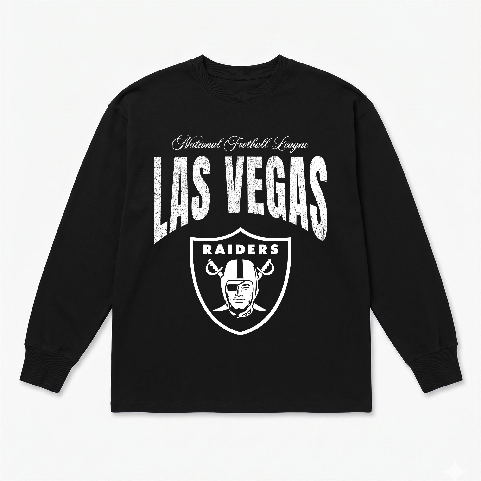 LAS VEGAS RAIDERS BOLD AMBITION OVERSIZED LONG SLEEVE TEE
