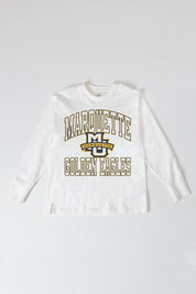 MARQUETTE GOLDEN EAGLES MIND GAMES OVERSIZED MIDWEIGHT LONG SLEEVE TEE